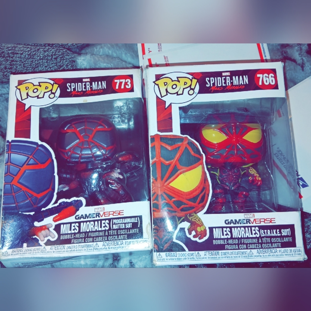 Funko Pop! Miles Morales Gamerverse Figure - Red and Black